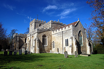The church from the south-east March 2012